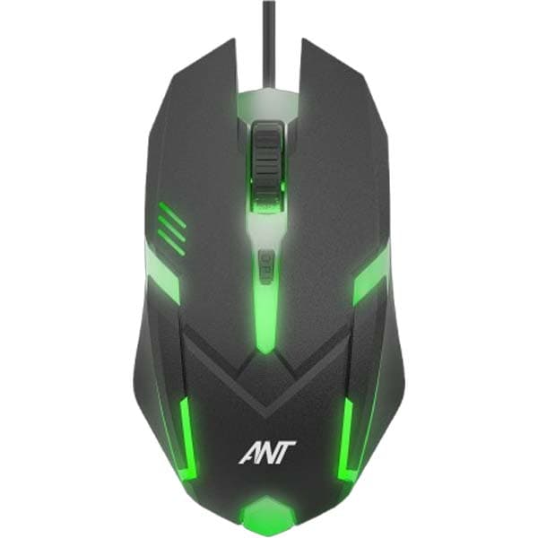 Ant GM46 Wired Optical Gaming Mouse (Black)