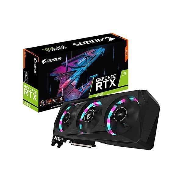 GIGABYTE AORUS GeForce RTX 3050 ELITE 8G Graphics Card