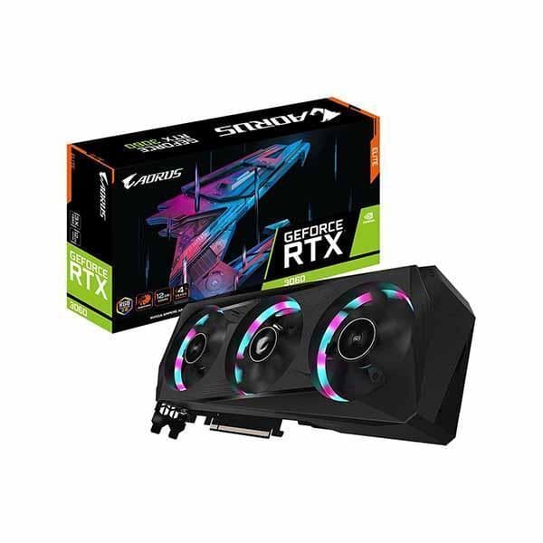 Gigabyte Aorus Geforce Rtx 3060 Elite 12gb Gddr6 Graphics Card