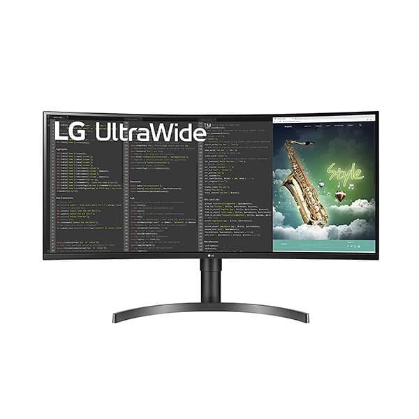 LG Curved Ultrawide 34Wn80C, 34 Inch (87 cm) Qhd 3440 X 1440 Pixels, IPS Display - HDR 10, Srgb 99%, 1.07 Billion Colors, USB C with 60W Power Delivery, Display Port, Hdmi, Black