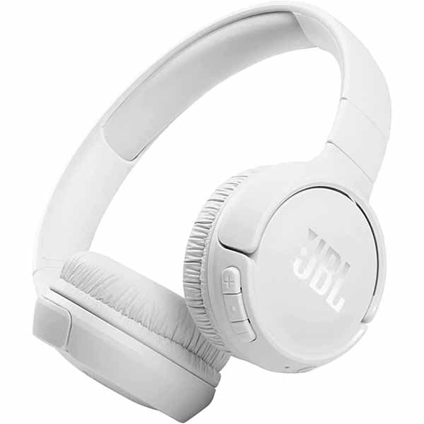 JBL Tune 510BT On Ear Wireless Headphones with Mic, White