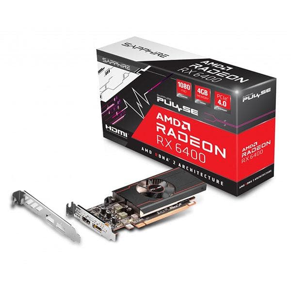 SAPPHIRE PULSE AMD Radeon RX 6400 4GB GDDR6 Graphic Card
