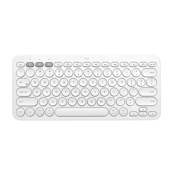 Logitech K380 Wireless Keyboard - White
