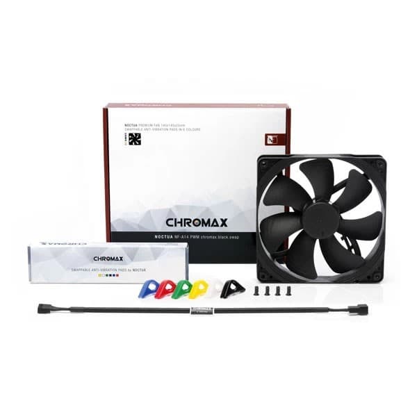 Noctua NF-A14 PWM Chromax Black Swap Cabinet Fan (Single Pack)