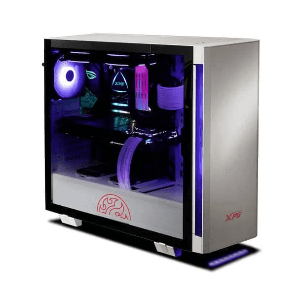 Adata XPG Invader Mid-Tower Brushed Aluminum PC Case (White)