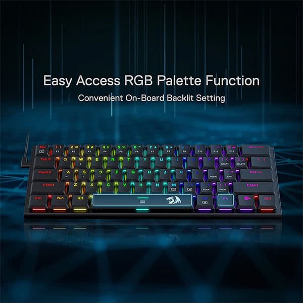 Redragon K614 Anivia 60% Ultra Thin Wired Mechanical Keyboard