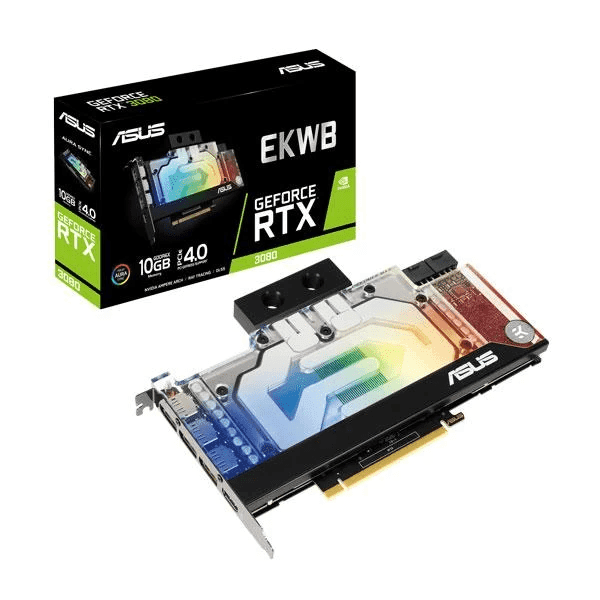 Asus EKWB RTX 3080 10GB GDDR6X With Water Block Graphics Card