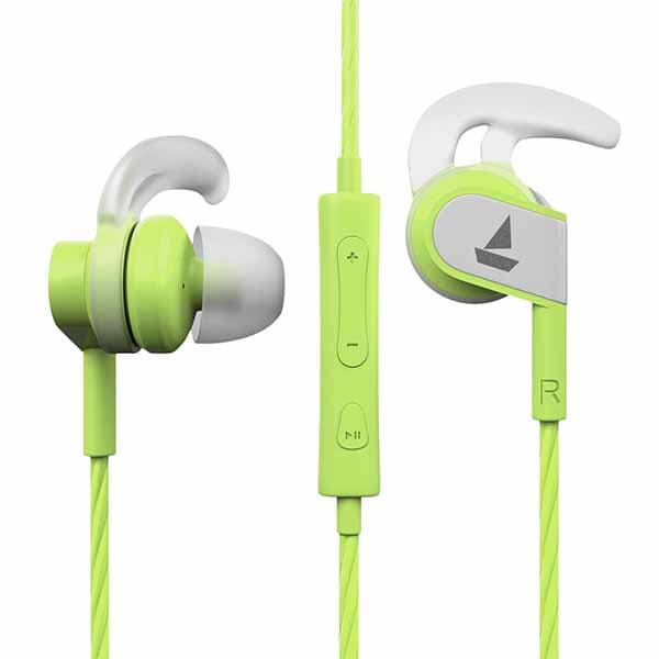 boAt BassHeads 242 Wired in Ear Earphone with Mic (Yellow Green)