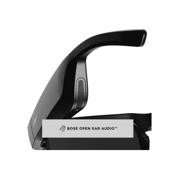 Bose Frames Tenor - Rectangular Polarized and Bluetooth Sunglasses (Smart Glasses, Black)