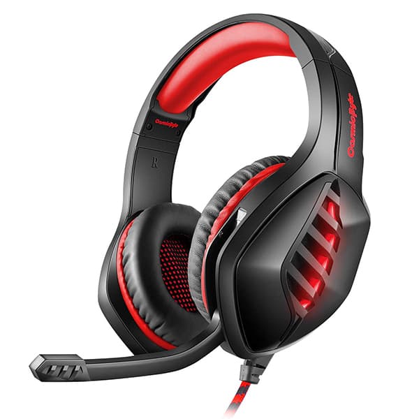Cosmic Byte GS430 Gaming wired over ear Headphone with mic - Red