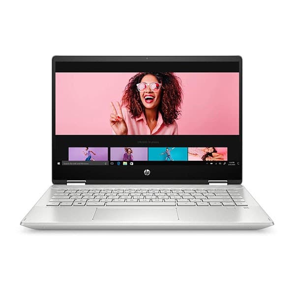 HP Pavilion dh1181tu x360 Intel Core i3 Touchscreen 14 inches FHD Laptop (i3-10110U/8GB/256GB SSD/Windows 10/MS Office/1920 x 1080, LED/Mineral Silver/1.6kg) - 14-dh1181tu + Laptop Bag