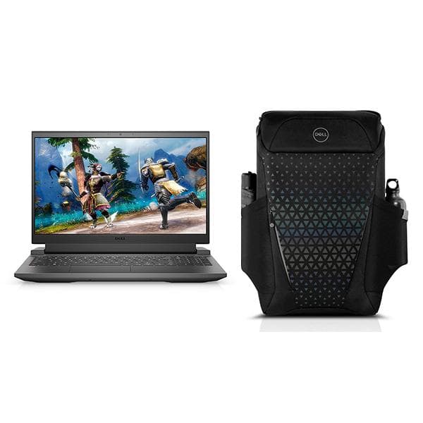 Dell G15 5511 Gaming Laptop, Intel I5-11400H, 16Gb, 512Gb SSD, Win11 + MSO'21, Nvidia RTX 3050 Ti 4Gb, 15.6"(39.62Cms) AG 250 nits 120Hz FHD, Backlit KB Orange, Dark Shadow Grey(D560639Win9B, 2.65Kgs) + Laptop Bag