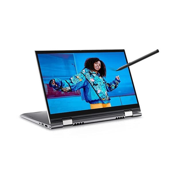 Dell New Inspiron 5410 2In1 Laptop Intel I5-1155G7, 8Gb, 512Gb Ssd, Windows 10 + Mso'19, 14 Inches (35.56 Cms) Touch Fhd 60Hz, Backlit Kb, Fpr + Active Pen, Platinum Silver (D560594Win9S), 1.5Kg + Laptop Bag
