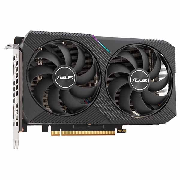 ASUS Dual Radeon™ RX 6500 XT V2 OC Edition 4GB GDDR6 with two powerful Axial-tech fans and a 2-slot design for broad compatibility