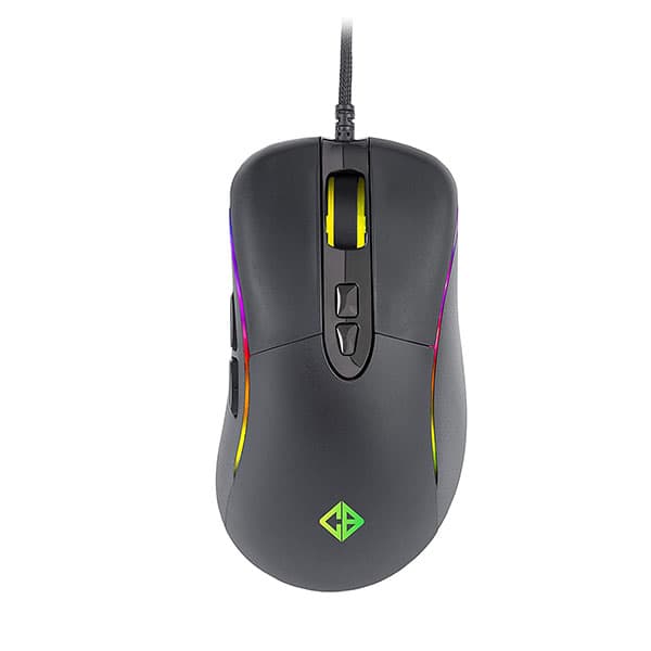 Cosmic Byte Equinox Alpha 5000DPI 7 Button Gaming Mouse, Pixart PMW3325 Sensor, Spectra RGB with Software