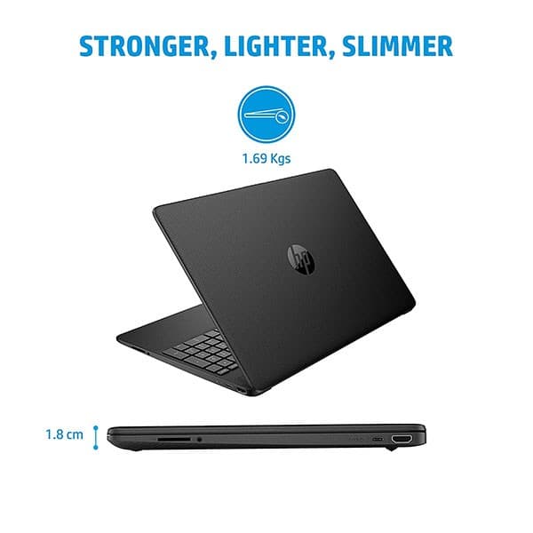 Hp 15S-11Th Gen Intel Core I3 - 8Gb Ram/256Gb Ssd 15.6 Inches (39.6Cm) Fhd,Micro-Edge, Anti-Glare Display (Uhd Graphics/Alexa/Dual Speakers/Fast Charge/Windows 11 Home/Ms Office), 15S- Fq2626Tu + Laptop Bag