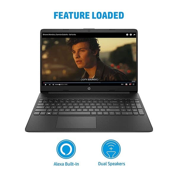Hp 15S-11Th Gen Intel Core I3 - 8Gb Ram/256Gb Ssd 15.6 Inches (39.6Cm) Fhd,Micro-Edge, Anti-Glare Display (Uhd Graphics/Alexa/Dual Speakers/Fast Charge/Windows 11 Home/Ms Office), 15S- Fq2626Tu + Laptop Bag