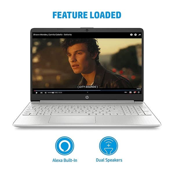HP 15s fr2508tu-11th Gen Intel Core i3- 8GB RAM/512GB SSD 15.6 inches(39.6cm) FHD, Micro-Edge, Anti-Glare Display UHD Graphics/Alexa/Dual Speakers/Fast Charge/Win 11/Windows MS Office, 15s- fr2508TU + Laptop Bag