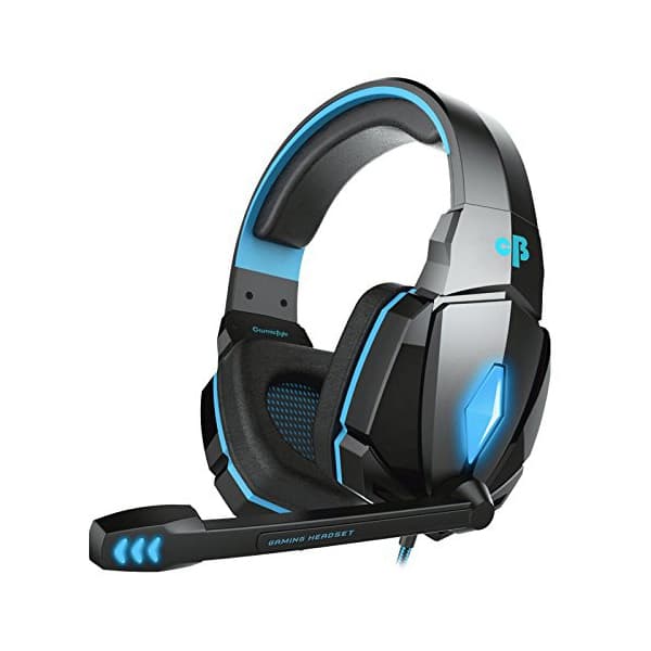 Cosmic Byte Over the Ear Headsets with Mic and LED - G4000 Edition - Blue