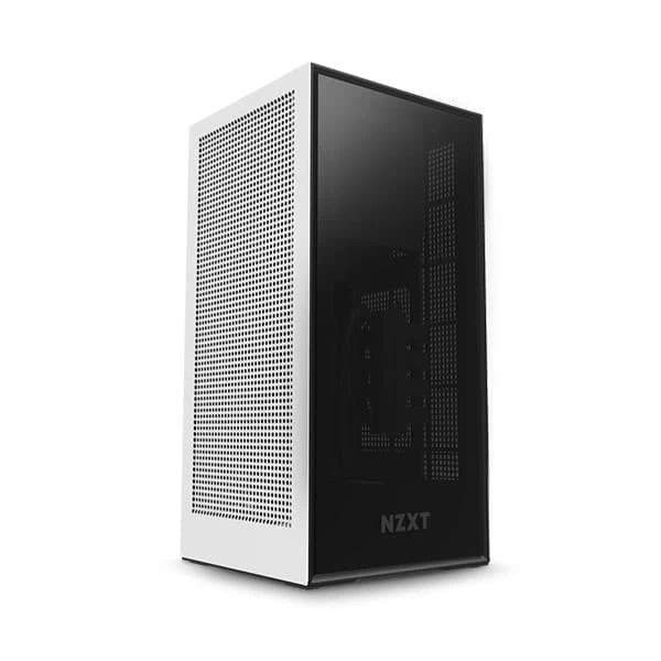 NZXT H1 Cabinet With PSU, AIO, And Riser Card - White