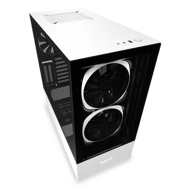 Nzxt H510 Elite Mid-Tower Gaming Cabinet - Matte White