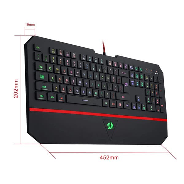 Redragon Karura K502 Wired USB Gaming Keyboard with RGB LED Backlight
