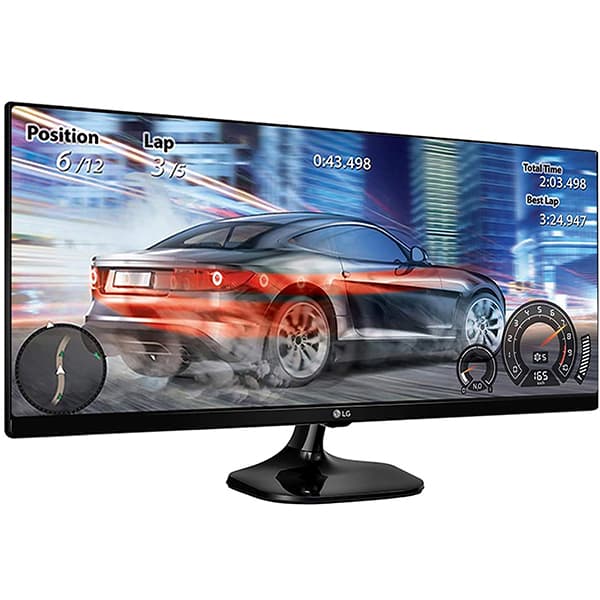 LG - 25UM58 25-inch (64.5 cm) UltraWide Multitasking Monitor with Full HD (2560 x 1080) IPS Panel, HDMI Port, AMD Freesync - (Black)