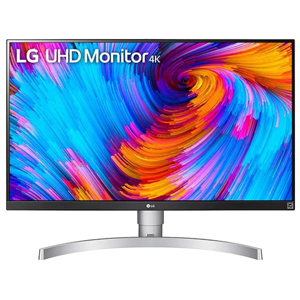 LG 27UL650 68.58 cm (27 inch) 4K-UHD (3840 x 2160) VESA Display HDR 400 Monitor with IPS Panel, Radeon FreeSync, Height/Pivot/Tilt Adjustable Stand, HDMI x 2, Display Port-(White)