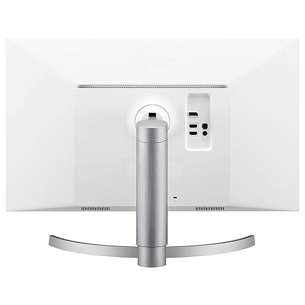 LG 27UL650 68.58 cm (27 inch) 4K-UHD (3840 x 2160) VESA Display HDR 400 Monitor with IPS Panel, Radeon FreeSync, Height/Pivot/Tilt Adjustable Stand, HDMI x 2, Display Port-(White)