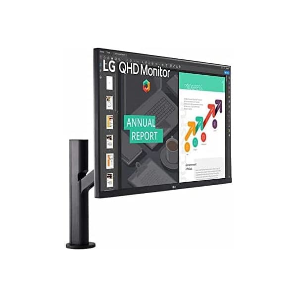 LG 32QP880-B 32'' QHD (2560 x 1440) 75Hz IPS Monitor with USB Type-C and ErgoStand, HDR10