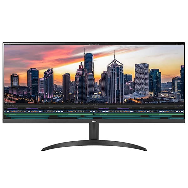 LG 34WP500 87 cm (34 Inches) UltraWide Full HD (2560 x 1080) Display - HDR 10, AMD Free sync, IPS with sRGB 95%, Multitasking, Flicker Safe, Reader Mode, HDMI, Headphone Out and Gaming Monitor
