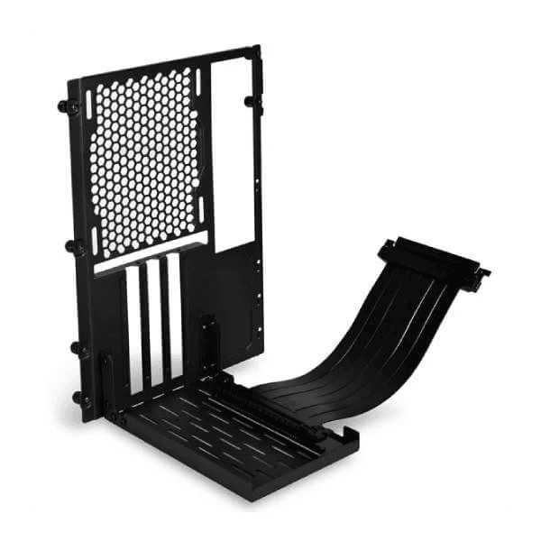 Lian Li O11DM-1X (PCI-E 3.0 X16) Vertical Graphics Card Holder With Riser Cable For O11D MINI (Black)
