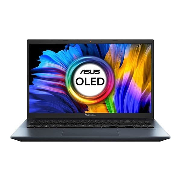 ASUS Vivobook Pro 15 OLED (2021), 15.6" (39.62 cms) FHD OLED, AMD Ryzen 7 5800H, 4GB NVIDIA GeForce RTX 3050 Graphics, Laptop (16GB/1TB SSD/Office 2019/Windows 10/Blue/1.65 Kg), M3500QC-L1262TS + Laptop Bag