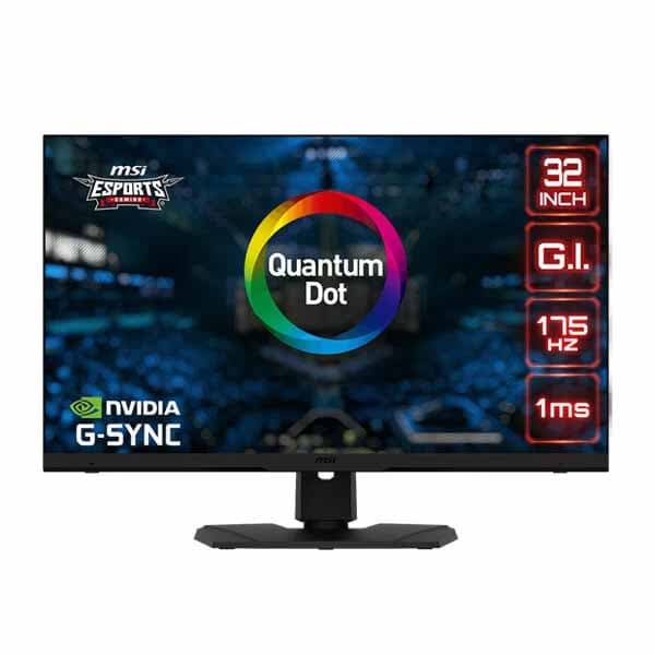 MSI Optix MPG321QRF QD 32 Inch Rapid IPS 175Hz Quantum Dot Intelligent Gaming Monitor