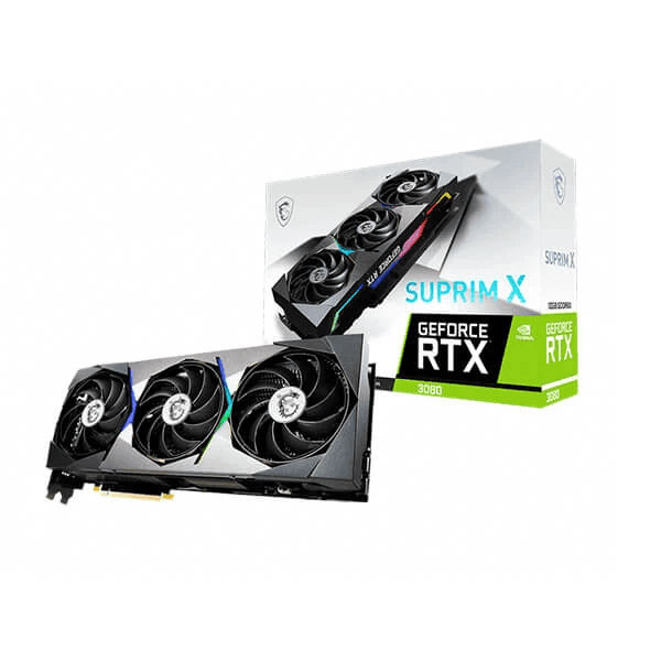 MSI RTX 3080 Suprim X LHR 10GB Gaming Graphics Card