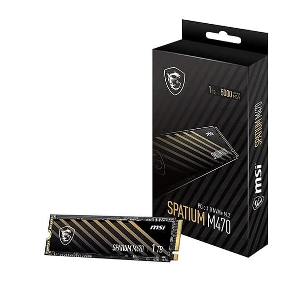 MSI SPATIUM M470 PCIe 4.0 NVMe M.2 1TB Solid State Drive