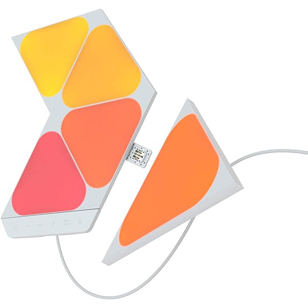 Nanoleaf Shapes Mini Triangles Light Panel Starter Kit (5 Panels), multicolor (rgbw)
