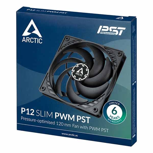 Arctic P12 Slim PWM PST Cabinet Fan (Single Pack)