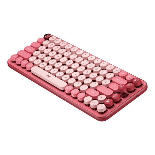 Logitech POP Keys Mechanical Wireless Keyboard - Heartbreaker