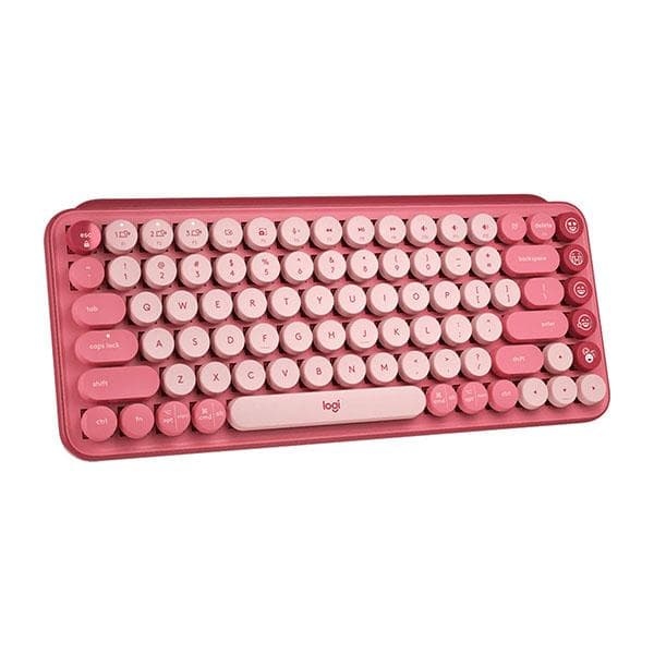 Logitech POP Keys Mechanical Wireless Keyboard - Heartbreaker