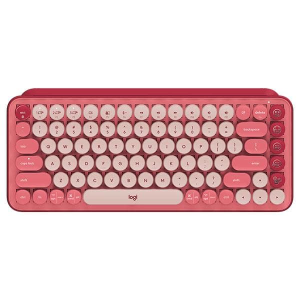 Logitech POP Keys Mechanical Wireless Keyboard - Heartbreaker