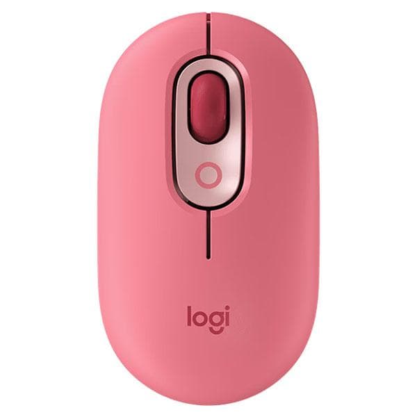 Logitech POP Mouse Wireless Silent Touch - Heartbreaker