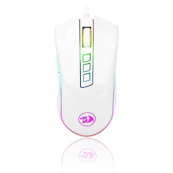 Redragon Cobra M711 Wired 10,000 DPI Gaming Mouse - White
