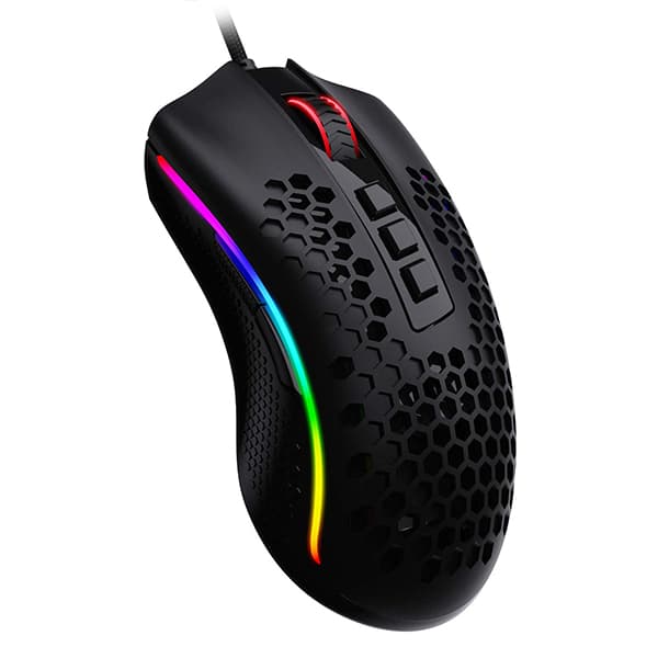 Redragon M808 Storm Lightweight RGB Gaming Mouse - Black