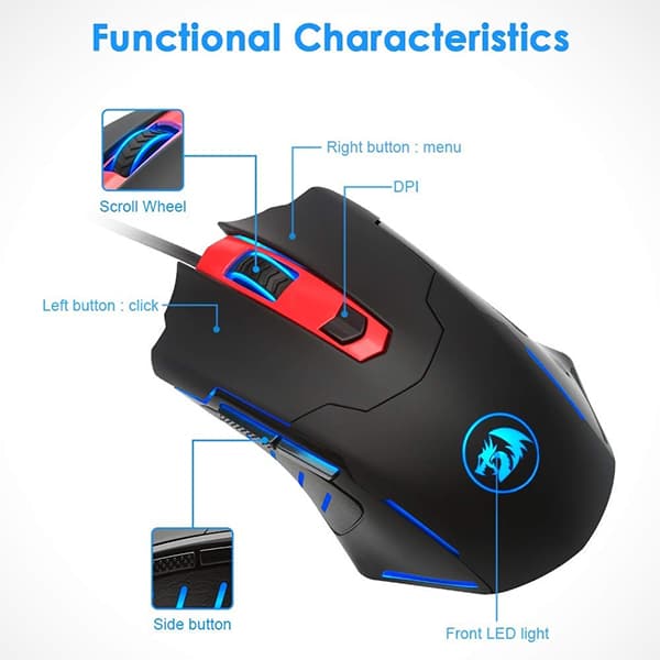Redragon PEGASUS M705 Wired Optical Gaming Mouse
