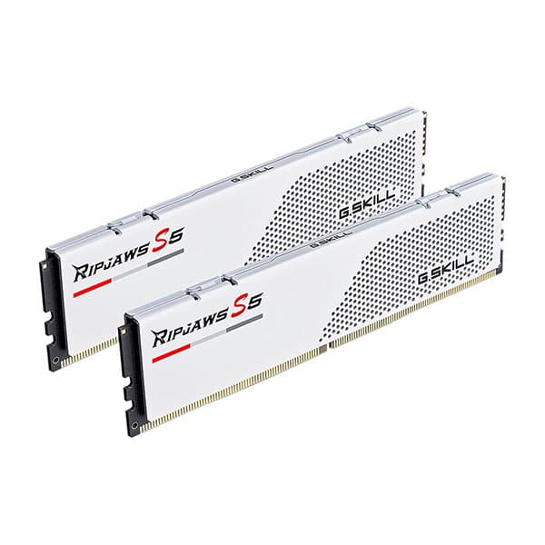 G.Skill Ripjaws S5 32GB (16GBx2) DDR5 5600MHz Desktop RAM (Matte White)