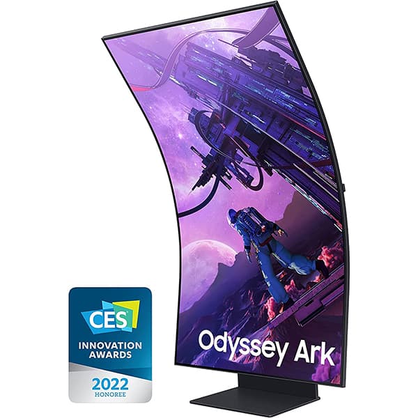 SAMSUNG Odyssey Ark 55-Inch Curved 4K UHD 165Hz 1ms (GTG) Quantum Mini-LED Gaming Monitor (LS55BG970NWXXL)
