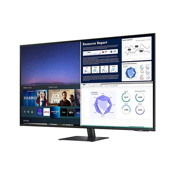 Samsung M7 1m 09cm (43") Smart Monitor with Built-in Speaker - LS43AM704UWXXL