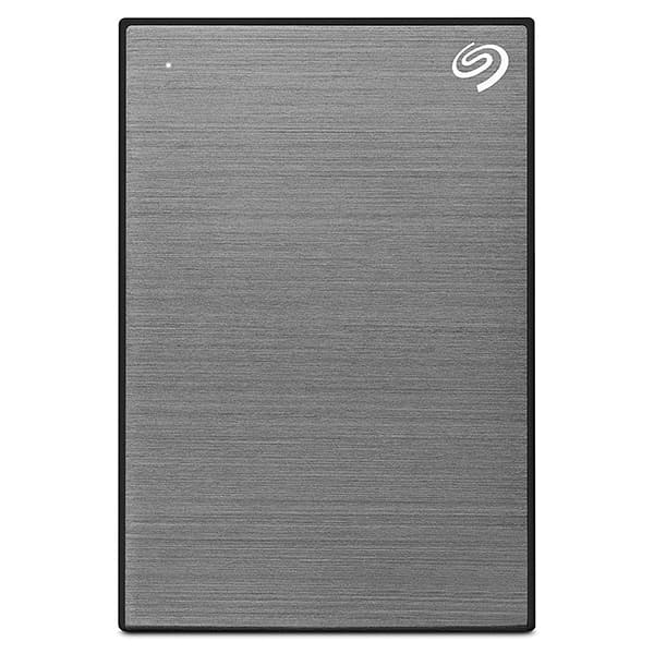 Seagate One Touch 1TB External Hard Drive with Password Protection (Space Gray)