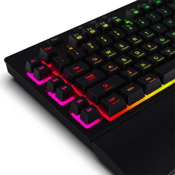 Redragon Shiva K512 Black RGB Backlit Membrane Wired Gaming Keyboard